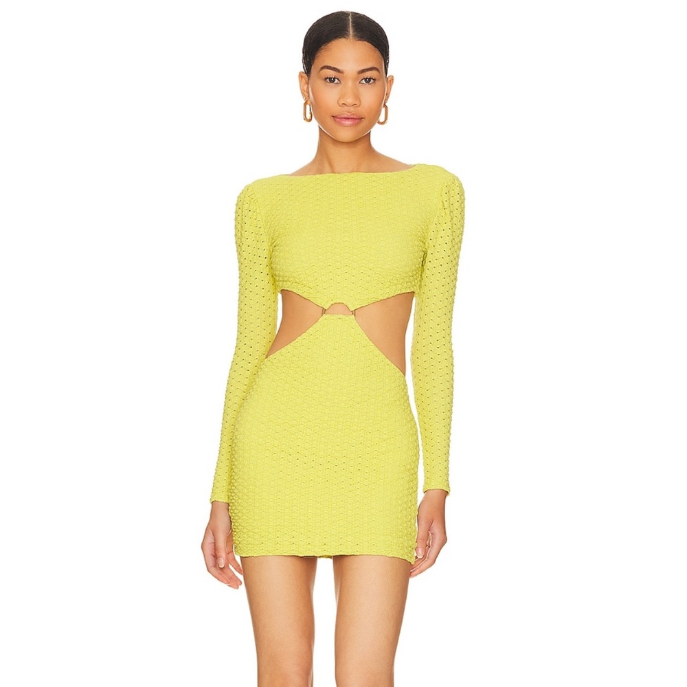 Camila Coelho Zoey Mini Dress XXS green